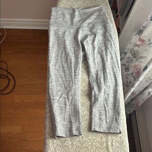 Lululemon Athletica Light Gray Capris